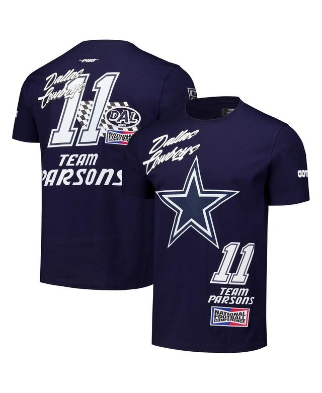 Pro Standard Mens Micah Parsons Navy Dallas Cowboys Fast Lane Name Number Player T-Shirt Product Image