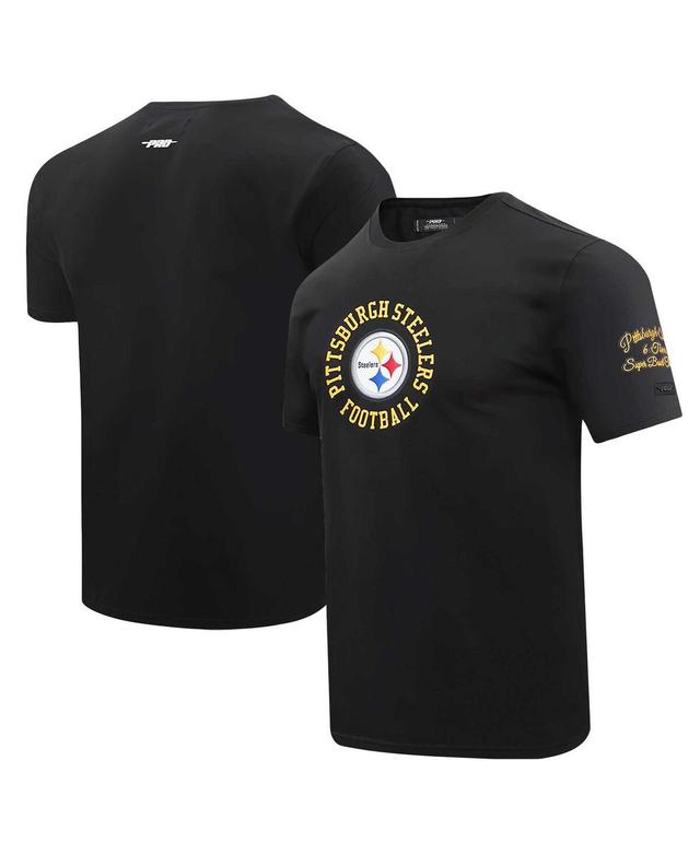 Mens Pro Standard Black Pittsburgh Steelers Hybrid T-shirt Product Image