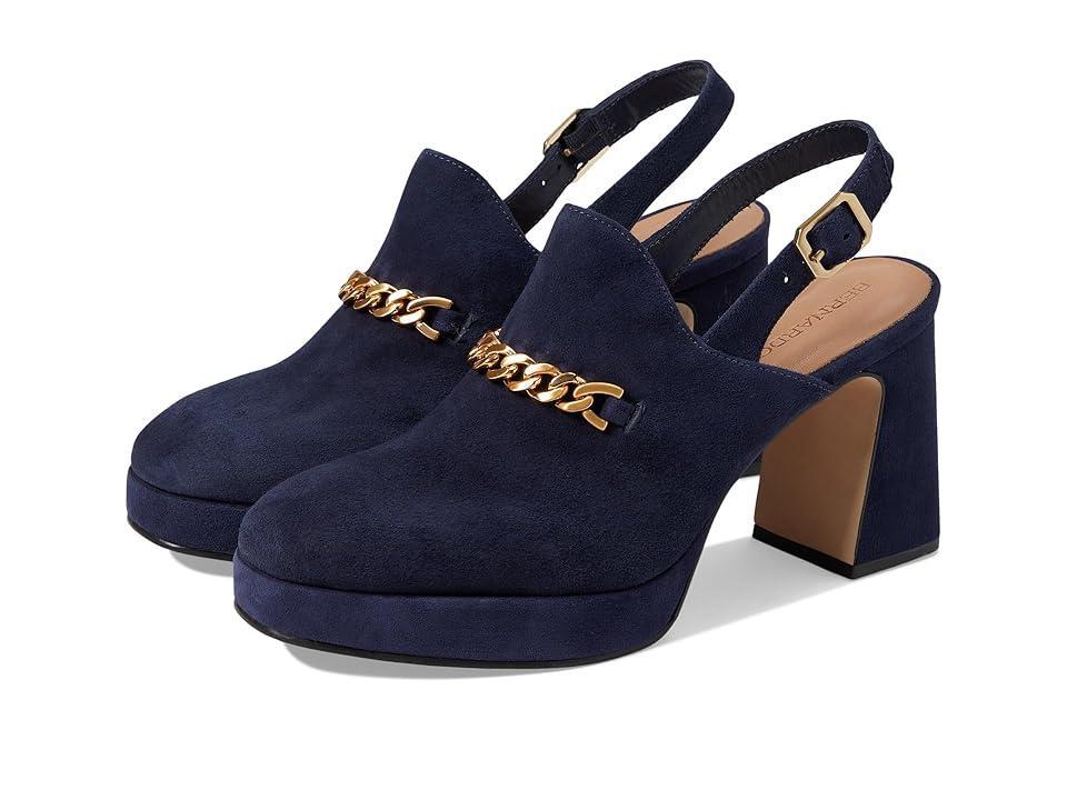 Womens Napa Suede Platform Mules Product Image