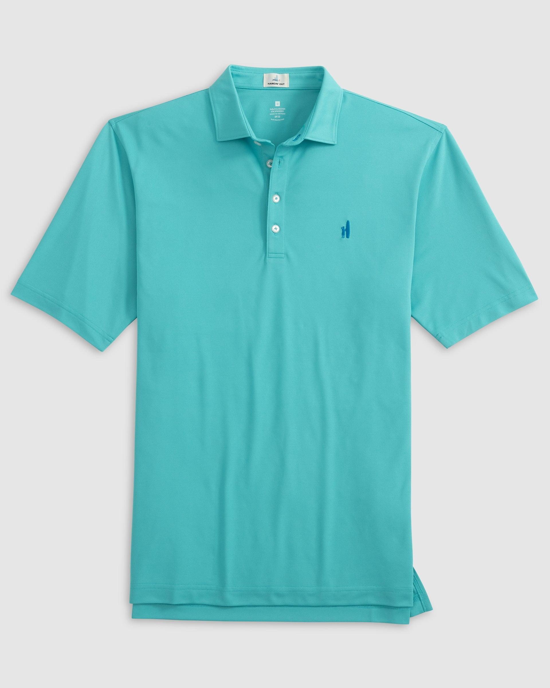 johnnie-O Fairway Solid Mesh Performance Polo Product Image