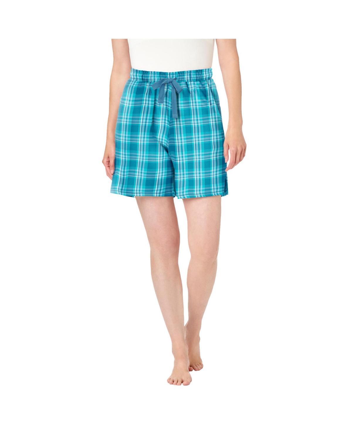 Dreams & Co. Womens Flannel Pajama Short Product Image