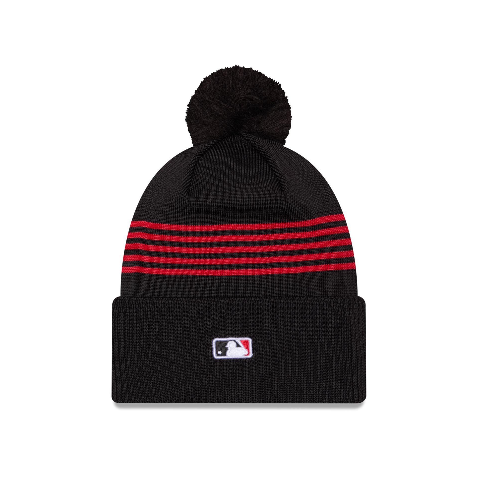 Cincinnati Reds City Connect Pom Knit Hat Male Product Image