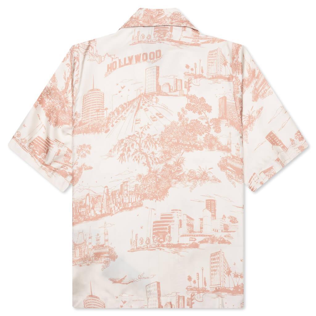 LA Landmark Bowling Shirt - Alabaster Male Product Image