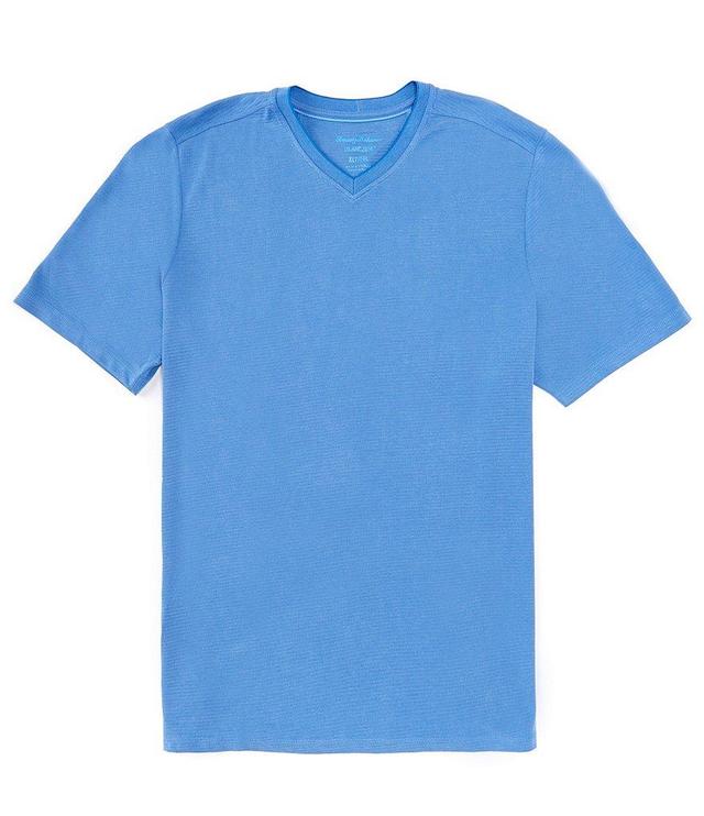 Tommy Bahama Big & Tall IslandZone Coastal Crest Short Sleeve V-Neck T-Shirt Product Image