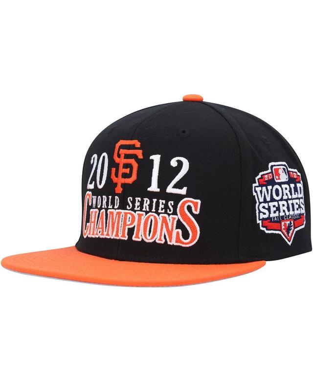 Mens Mitchell & Ness Black San Francisco Giants World Series Champs Snapback Hat Product Image