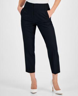 Petite High Rise Cigarette Pants, Created for Macy's Product Image