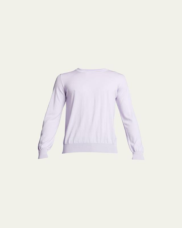 Mens Sustainable Wool Crewneck Sweater Product Image