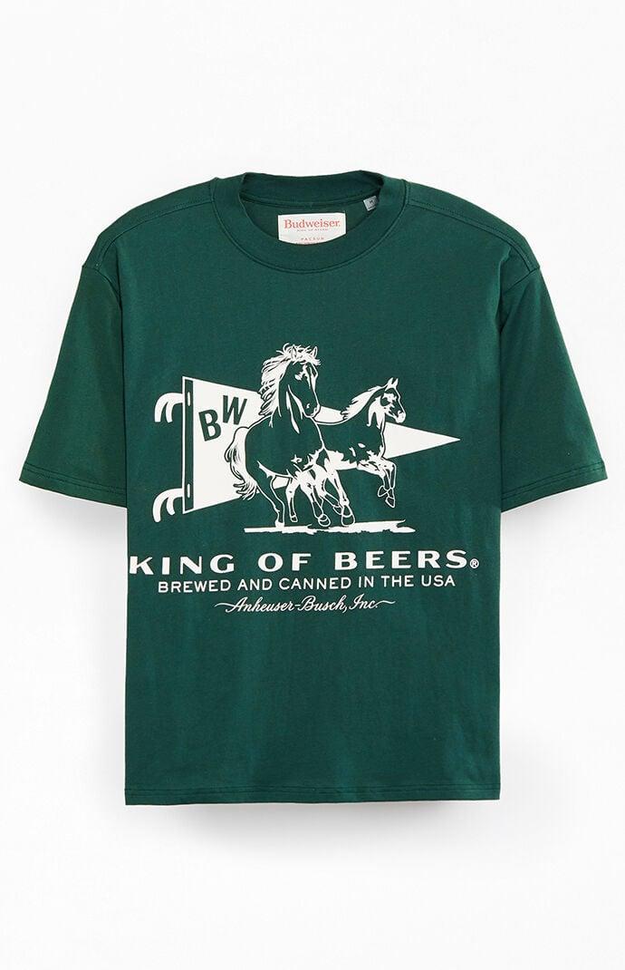 Budweiser Men's By PacSun Banner T-Shirt Product Image