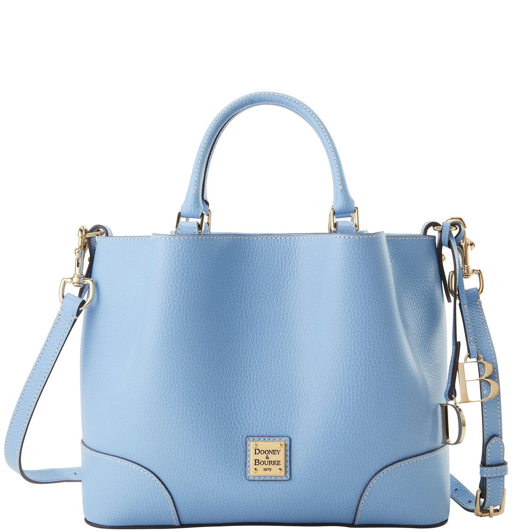 Dooney & Bourke Womens Sorrento Leather Barlow Bag in Sky Product Image