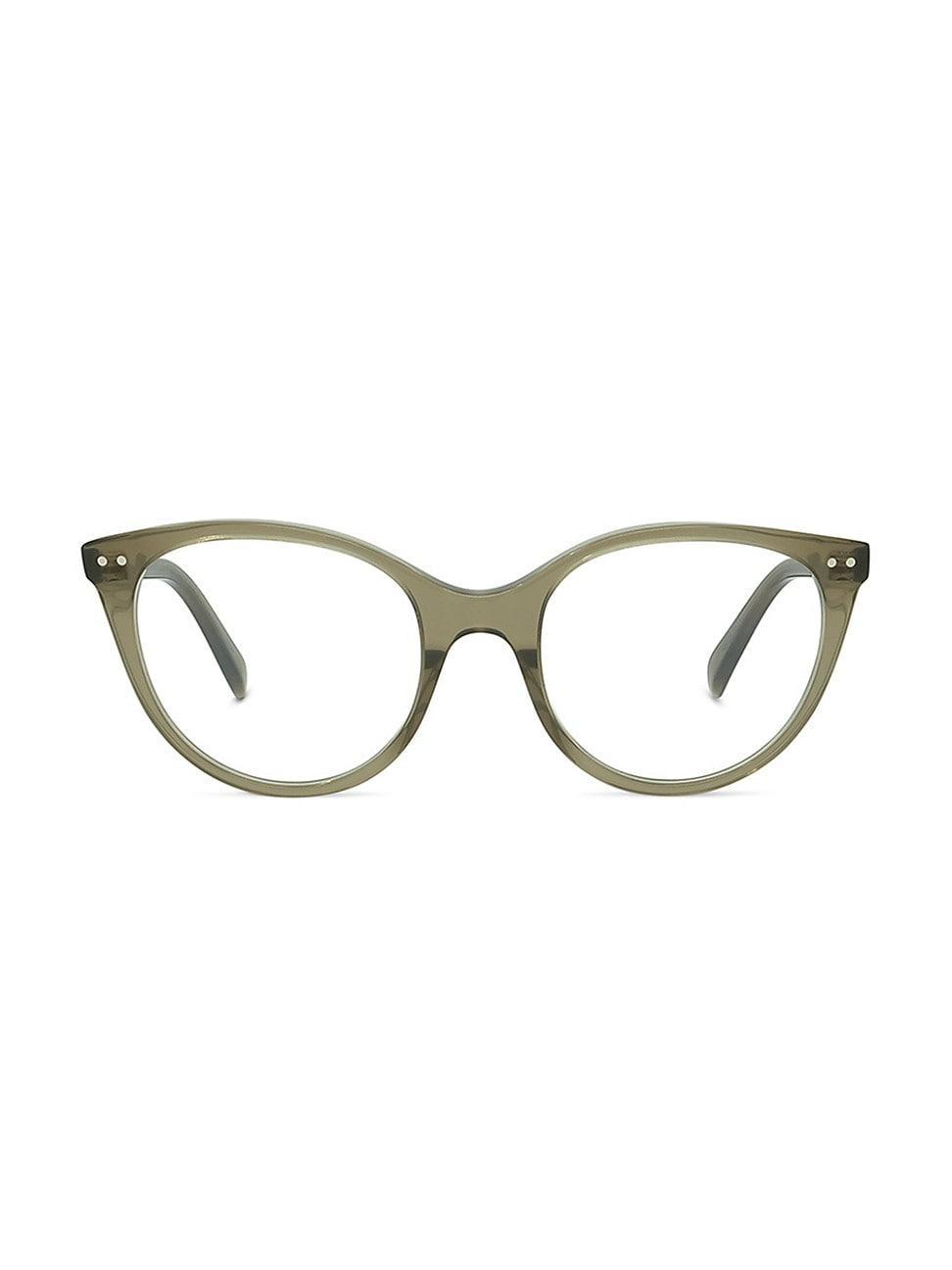 Womens 52MM Cat Eye Optical Glasses Product Image