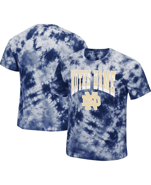 Mens Colosseum Navy Notre Dame Fighting Irish Pickford Tie-Dye T-shirt Product Image