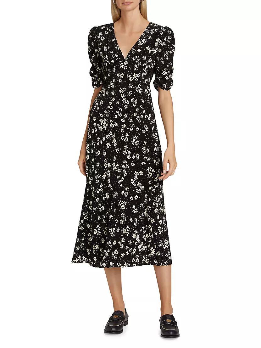 Zariah Floral Midi-Dress Product Image