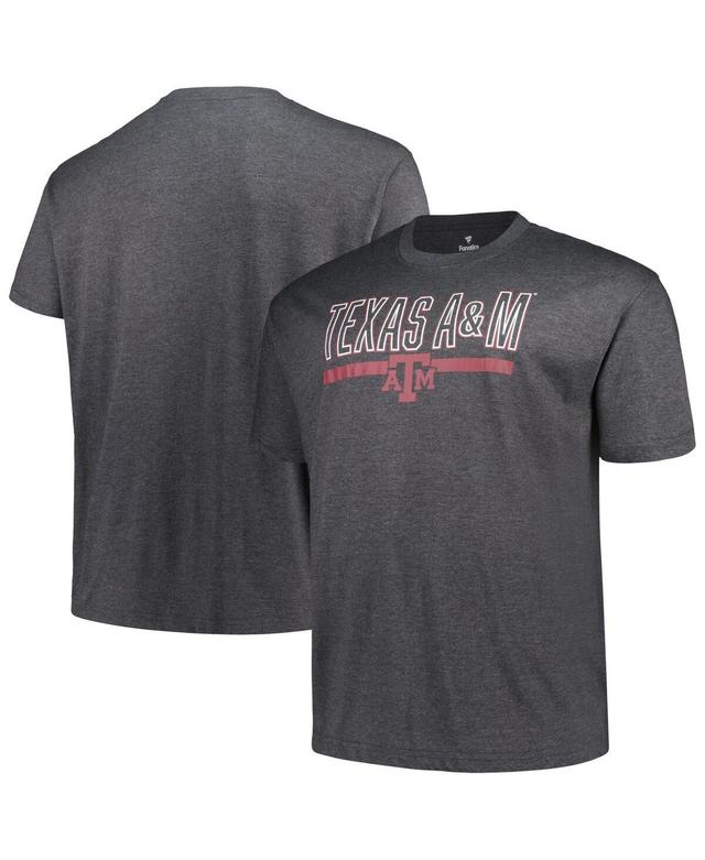 Mens Profile Heather Charcoal Texas A&M Aggies Big & Tall Team T-Shirt Product Image