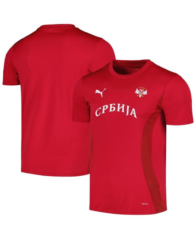 Mens Puma Red Serbia National Team 2024 Pre-Match Jersey - Red Product Image