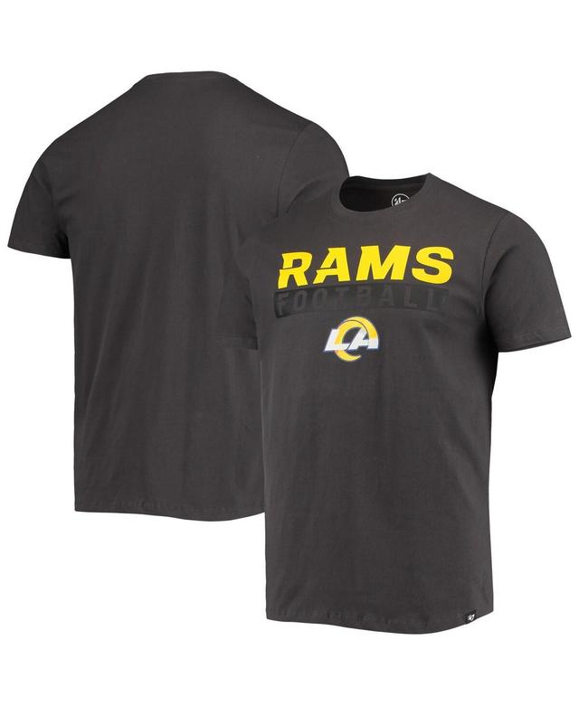 Mens 47 Charcoal Los Angeles Rams Dark Ops Super Rival T-Shirt Product Image