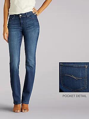 Women's Curvy Fit Bootcut Jean | Lee® Product Image