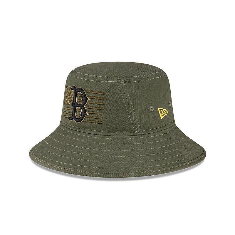 Mens New Era Green Boston Red Sox 2023 Armed Forces Day Bucket Hat Product Image