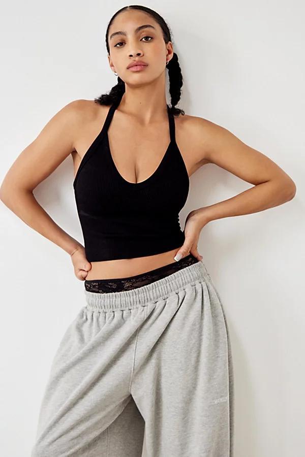 Out From Under Andie Ribbed Halter Top Womens at Urban Outfitters Product Image