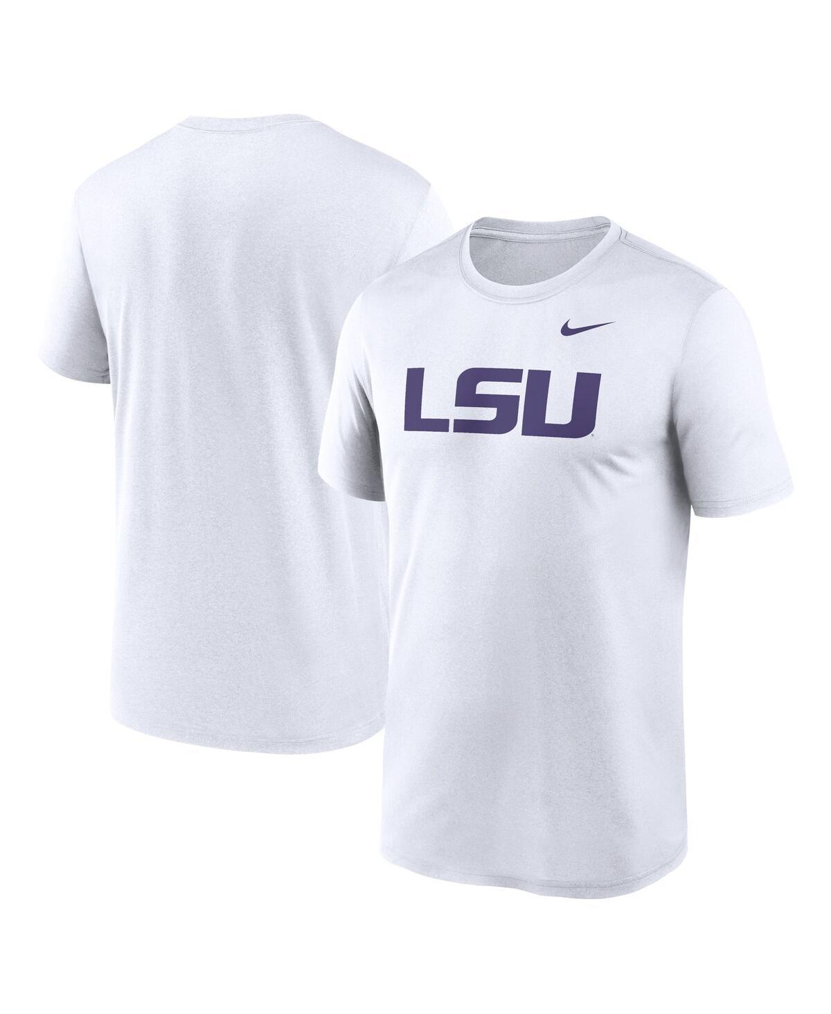 Nike Mens White Lsu Tigers Primetime Legend Logo T-Shirt Product Image