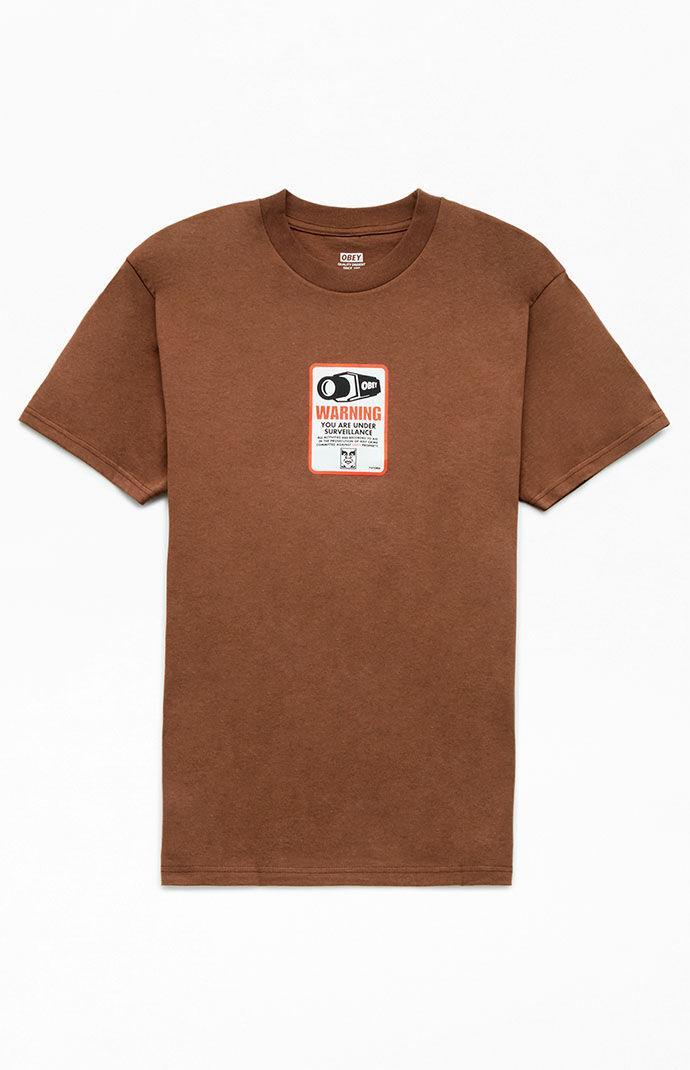 Obey Mens Organic Surveillance T-Shirt Product Image