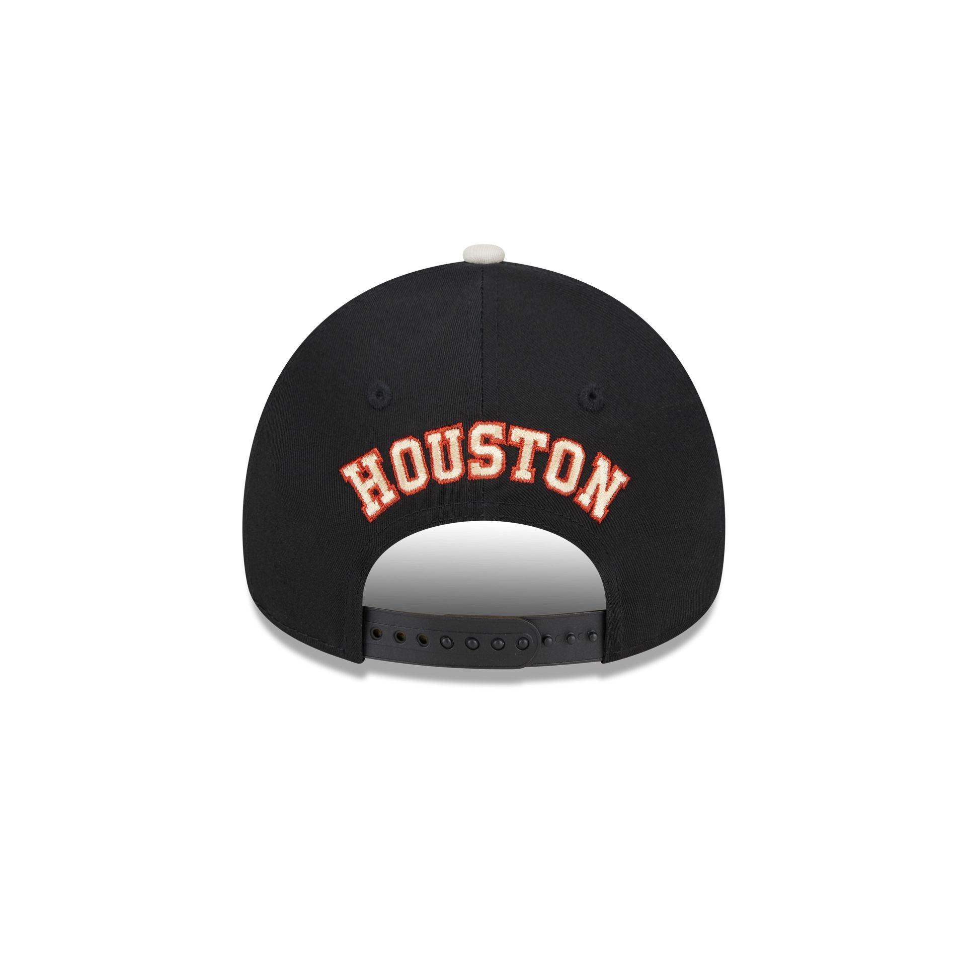 Houston Astros Coop Logo Select 9FORTY A-Frame Snapback Hat Male Product Image