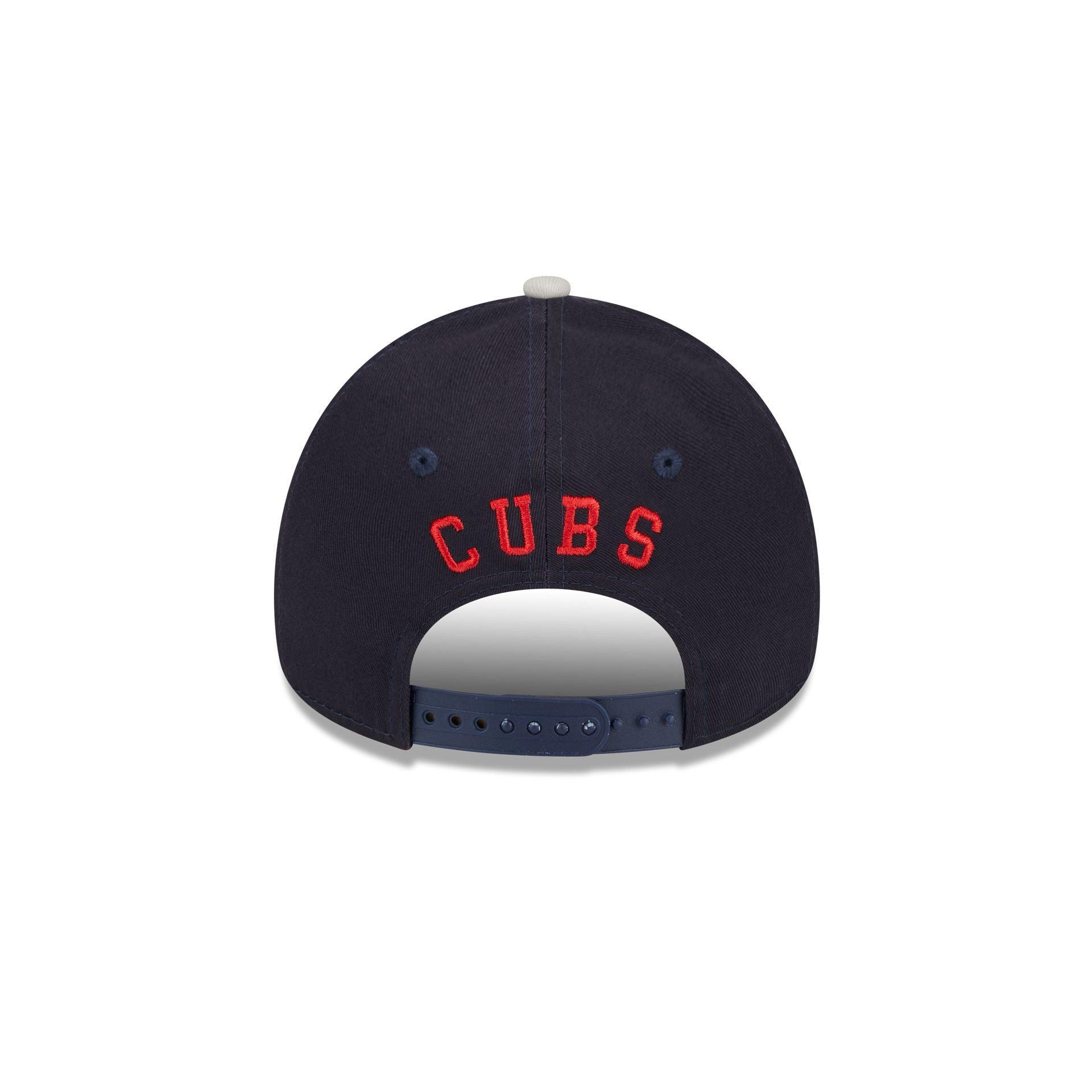 Chicago Cubs Coop Logo Select 9FORTY A-Frame Snapback Hat Male Product Image