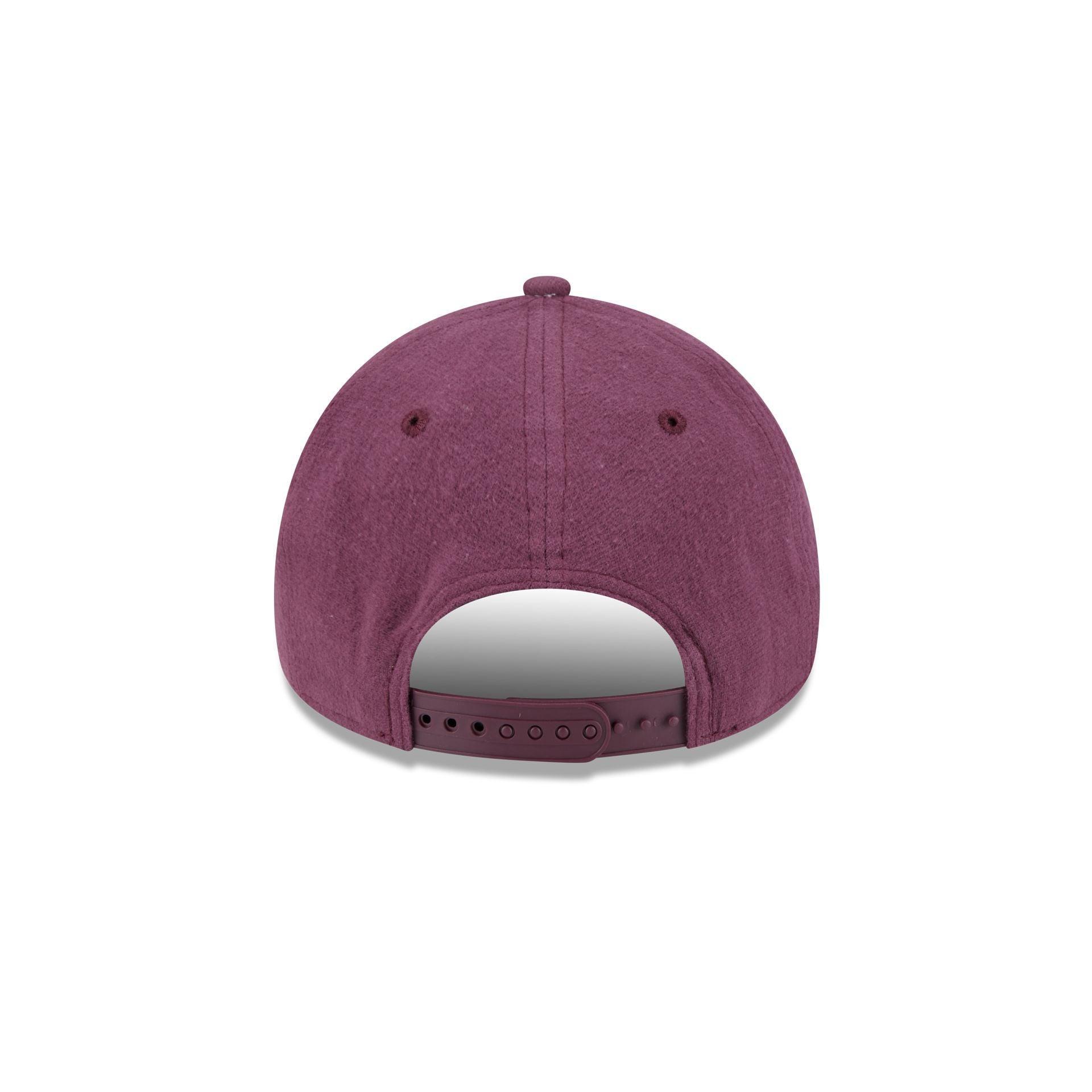 Philadelphia Phillies Moleskin Crown Maroon 9FORTY A-Frame Snapback Hat Male Product Image