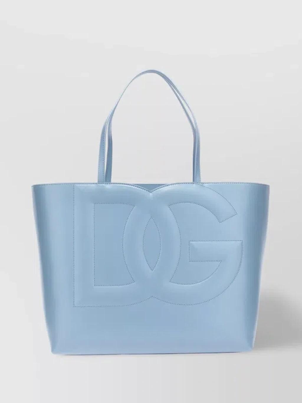 Light Blue Medium Logo Shopping Bag Product Image