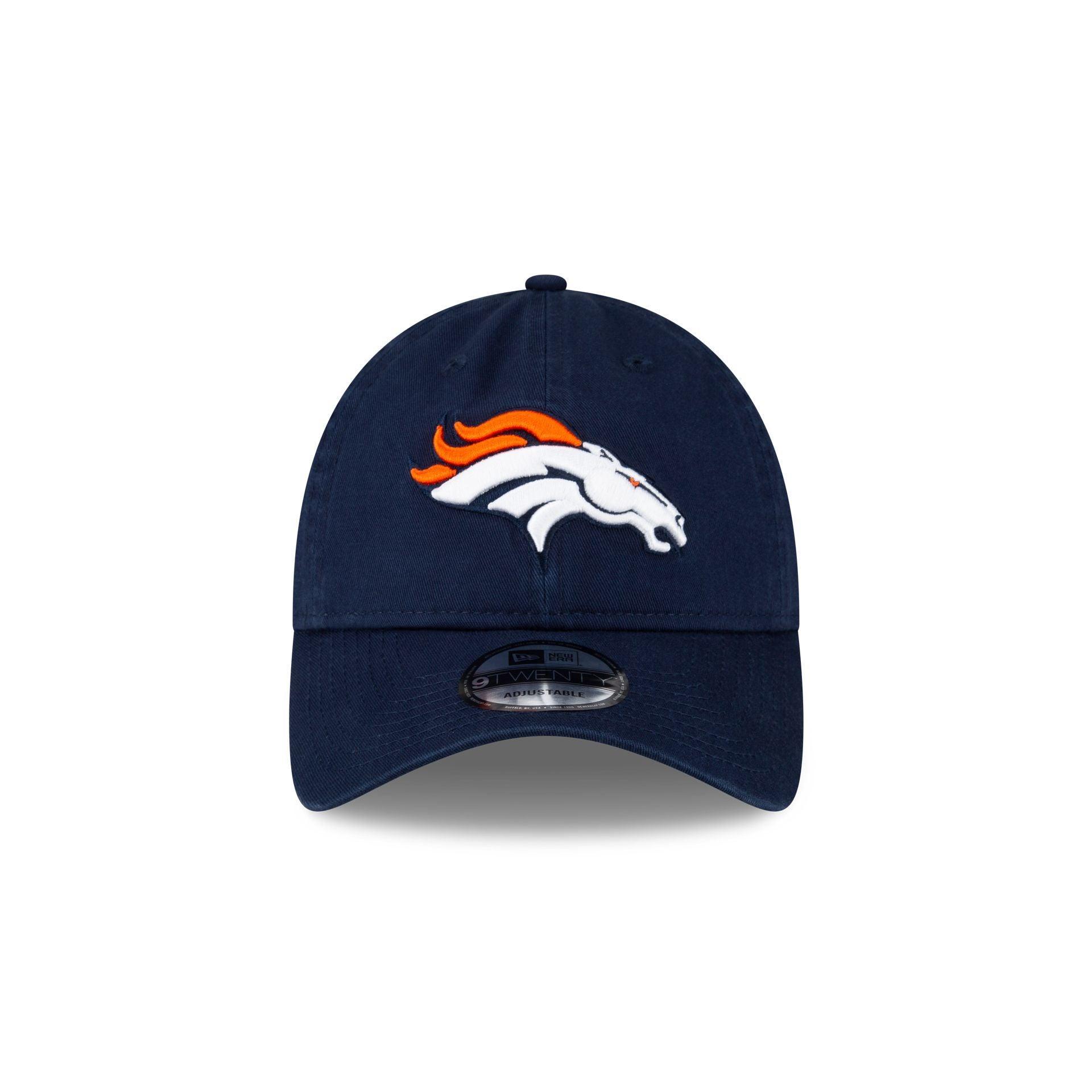 Denver Broncos Core Classic 2.0 Navy 9TWENTY Adjustable Hat Male Product Image