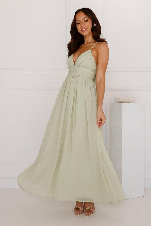 Finding Forever Maxi Dress Sage Product Image