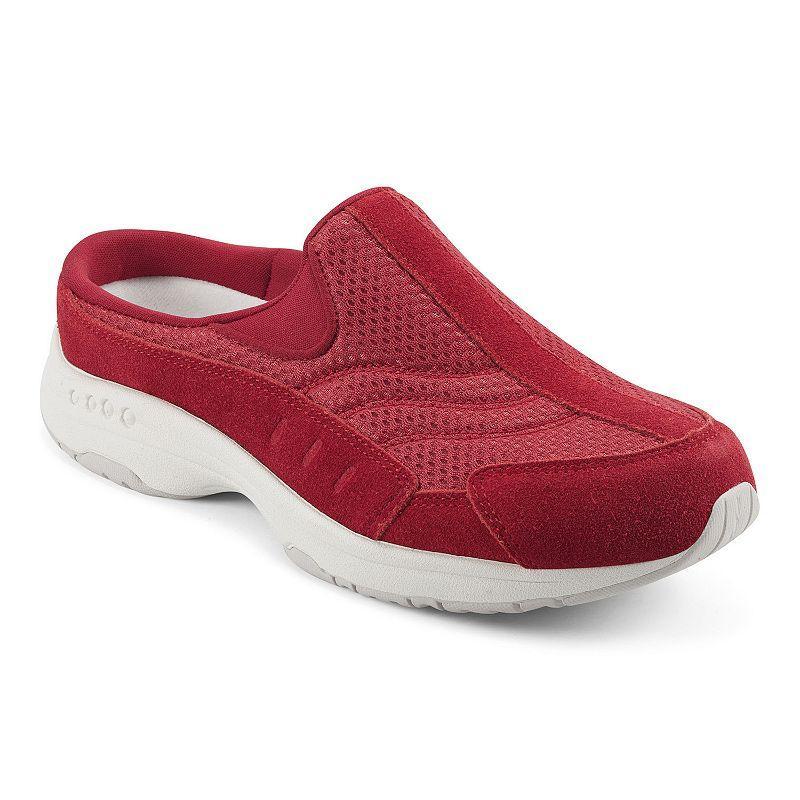 Easy Spirit Traveltime Womens Fashion Mules Red Product Image
