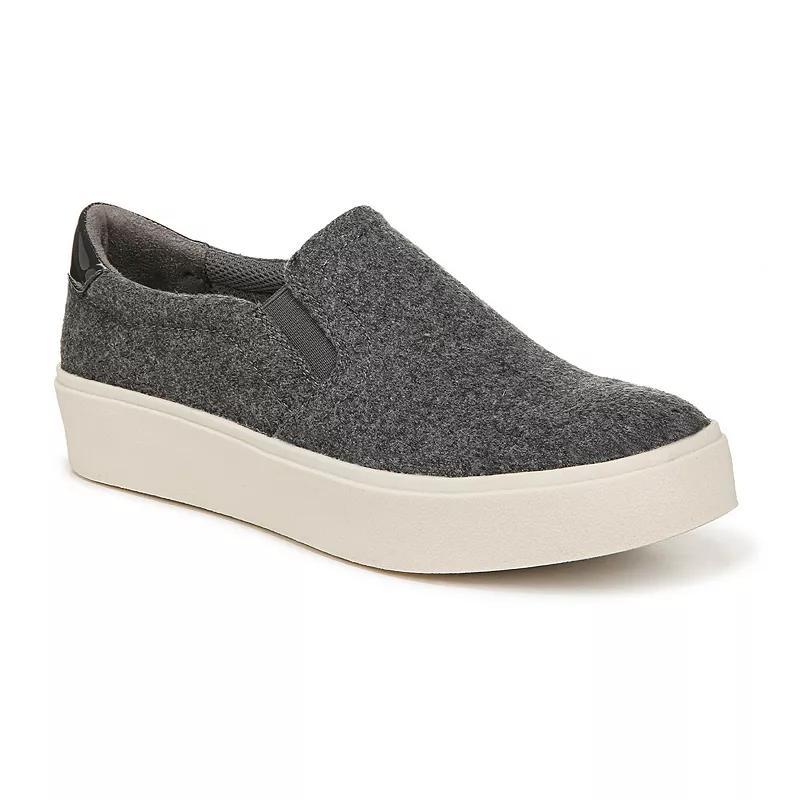 Dr. Scholls Madison Up Womens Platform Slip-on Sneakers Grey Fabric Product Image