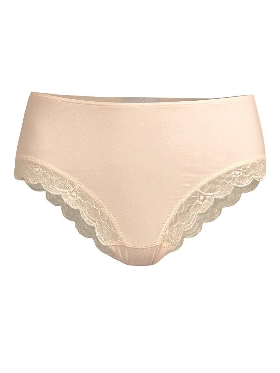 Cotton Lace High Leg Brief Product Image