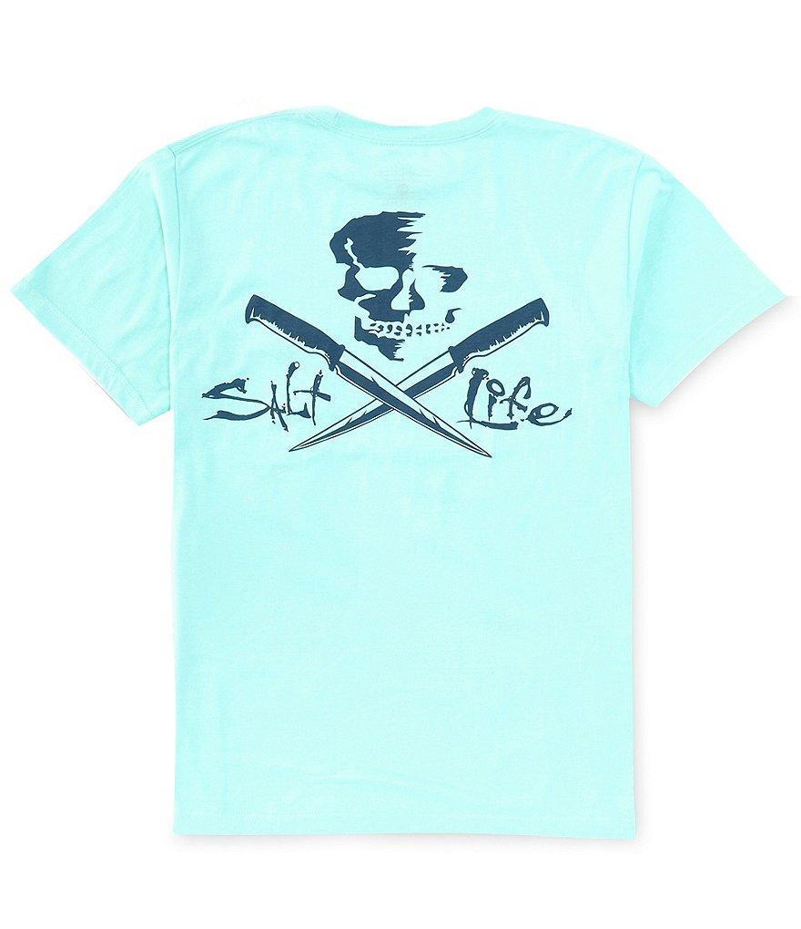 Salt Life Skull And Fillet Short Sleeve T-Shirt Product Image