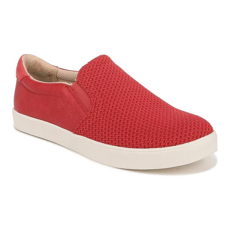 Dr. Scholls Womens Madison Slip On Sneaker Shoes Heritage Red Fabric DRSCH Leather 8.0 M Product Image