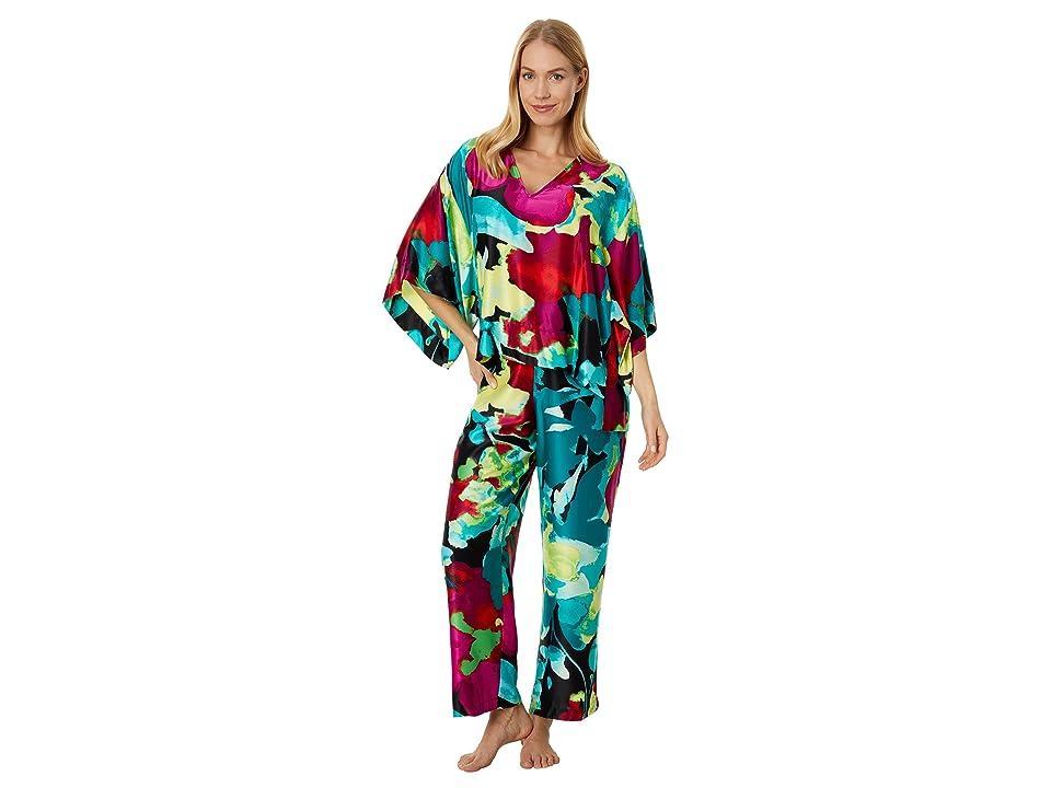 Natori Suisai PJ Set (Black Multi) Women's Pajama Sets Product Image