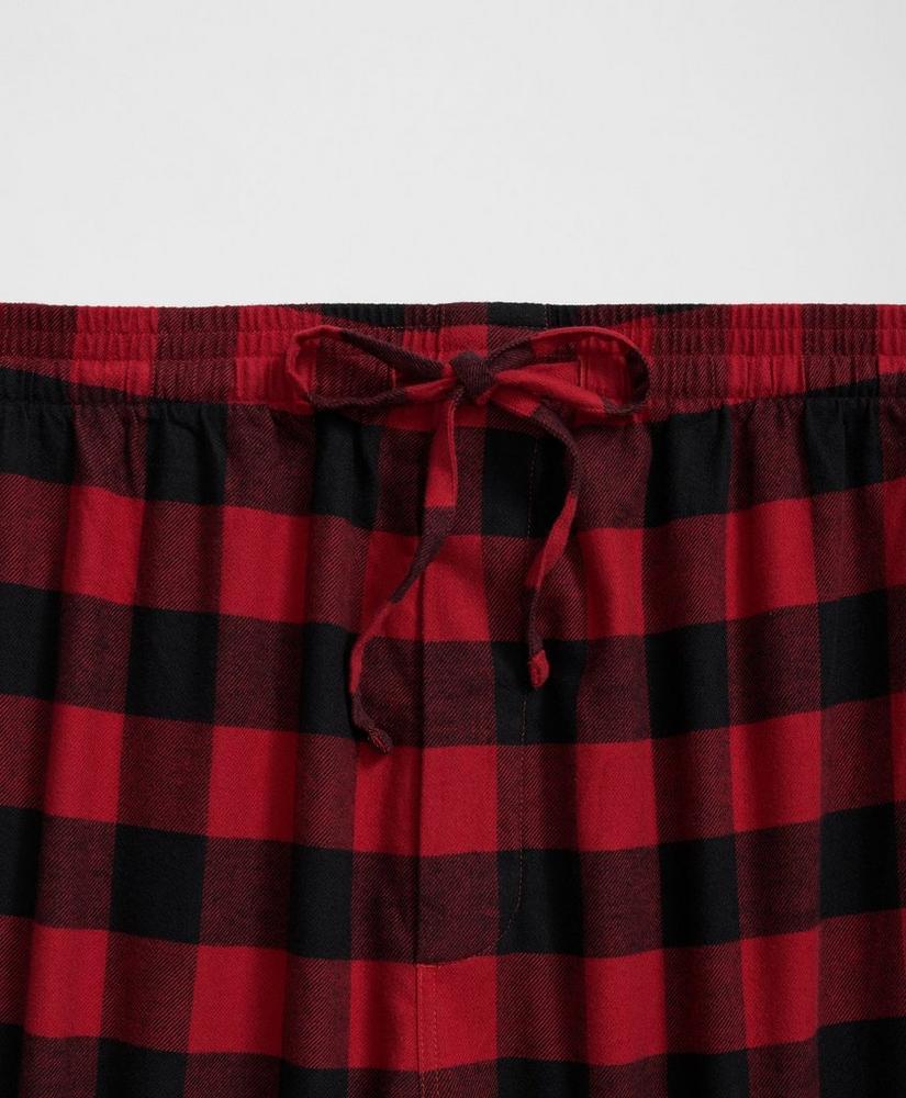 Cotton Flannel Plaid Pajamas Product Image