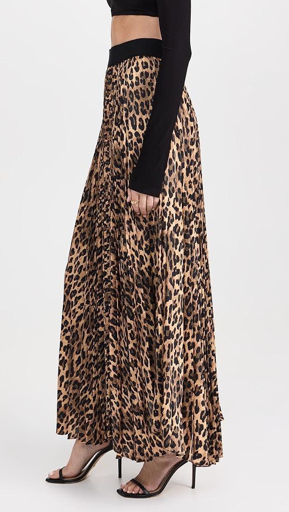 alice + olivia Katz Pleated Maxi Skirt | Shopbop Product Image