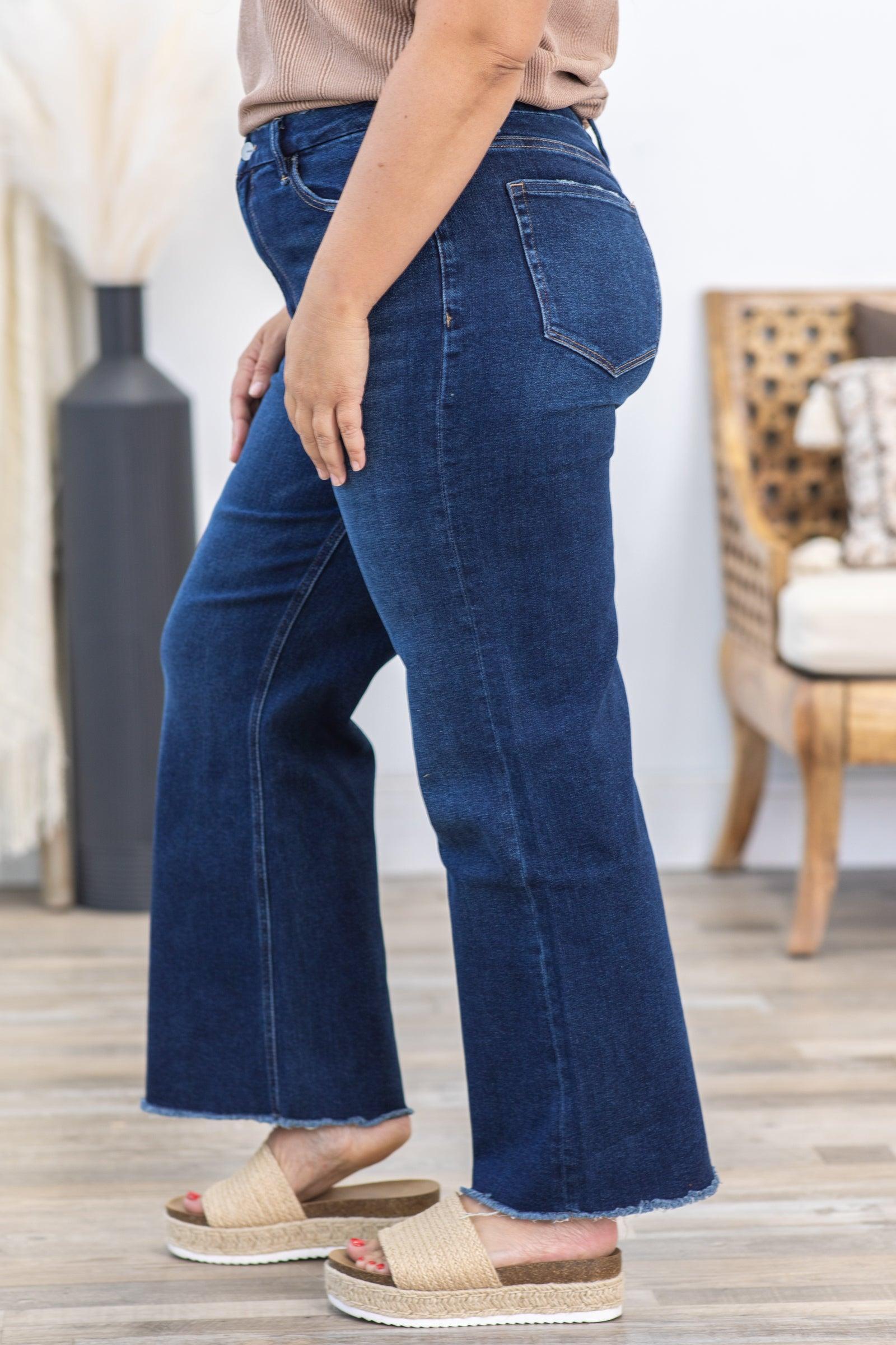 Mica Stretch Super High Rise Wide Leg Jeans Product Image