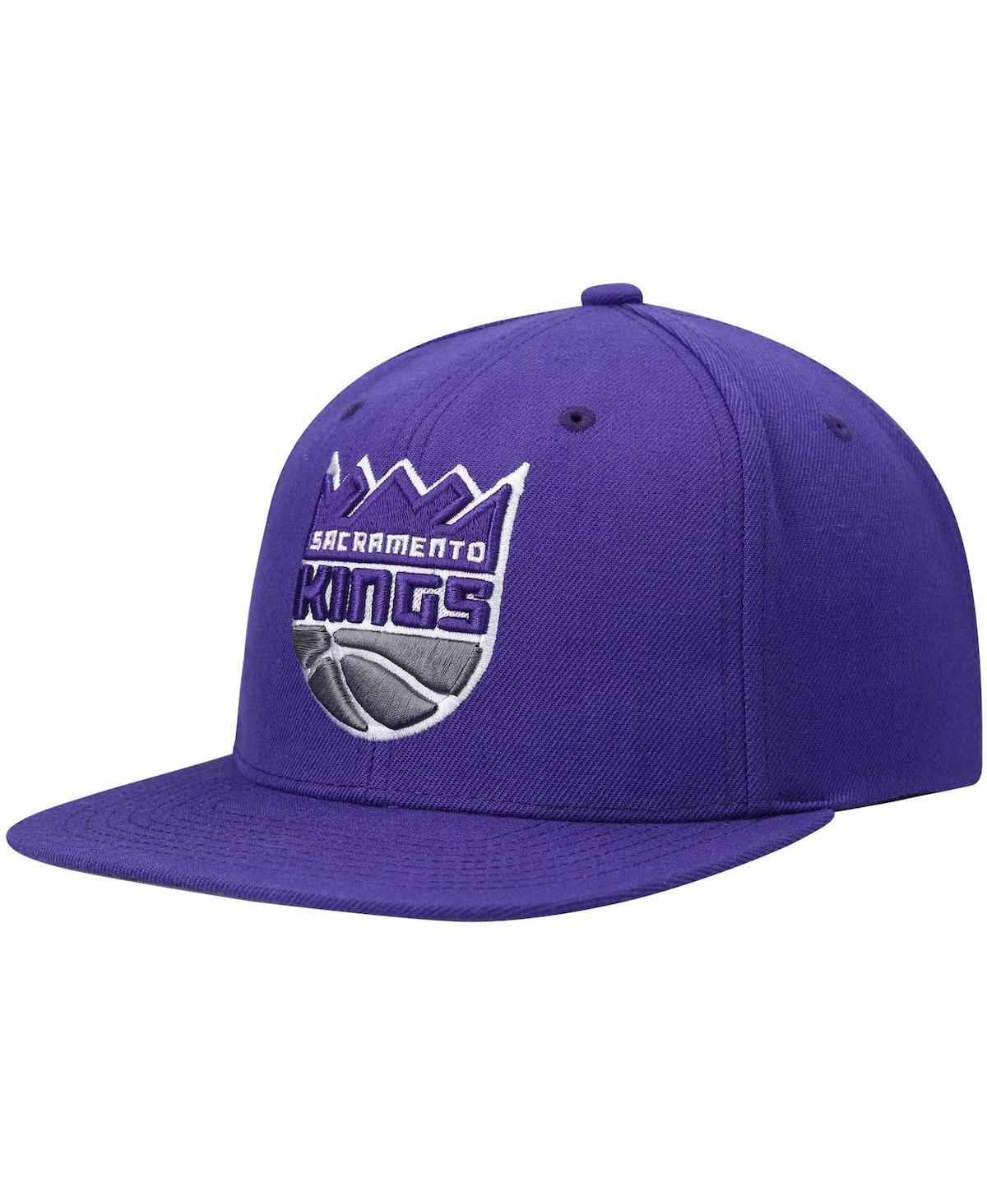 Mens Mitchell & Ness Sacramento Kings Ground 2.0 Snapback Hat Product Image