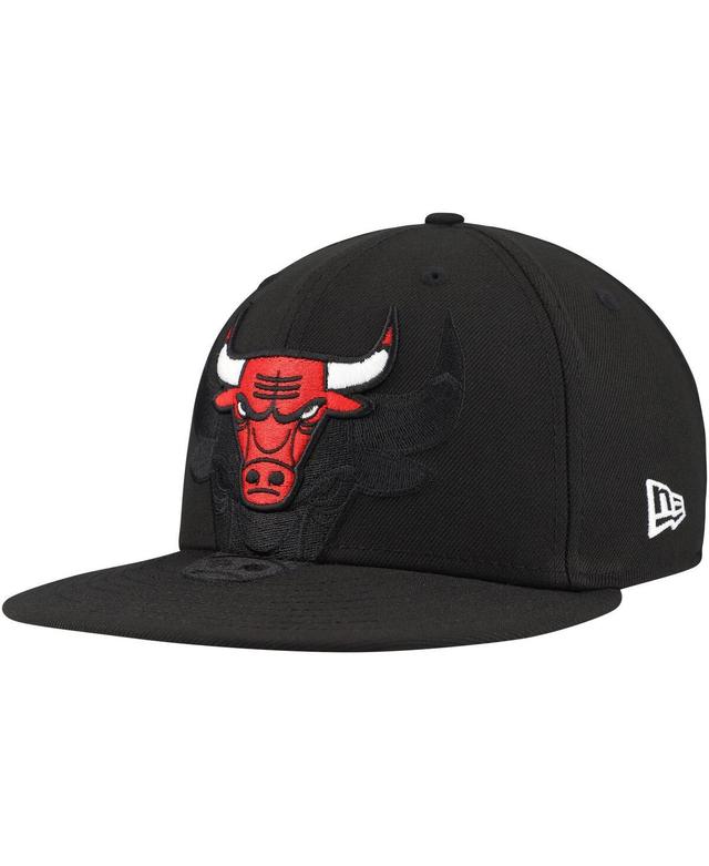 Mens New Era Chicago Bulls out Shadow Logo 59FIFTY Fitted Hat Product Image