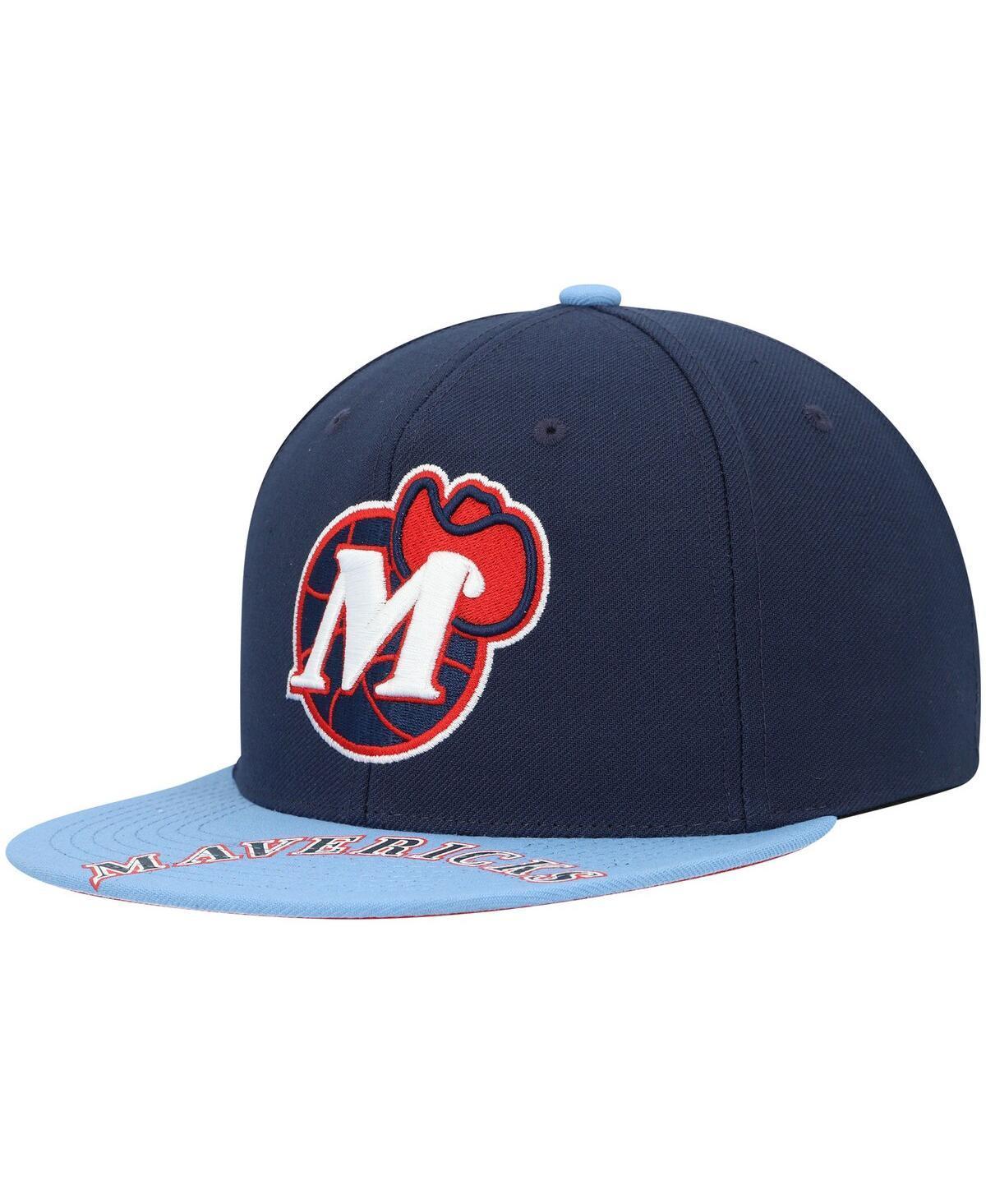 Mens Mitchell & Ness x Lids Navy Dallas Mavericks Hardwood Classics Reload 3.0 Snapback Hat - Navy Product Image