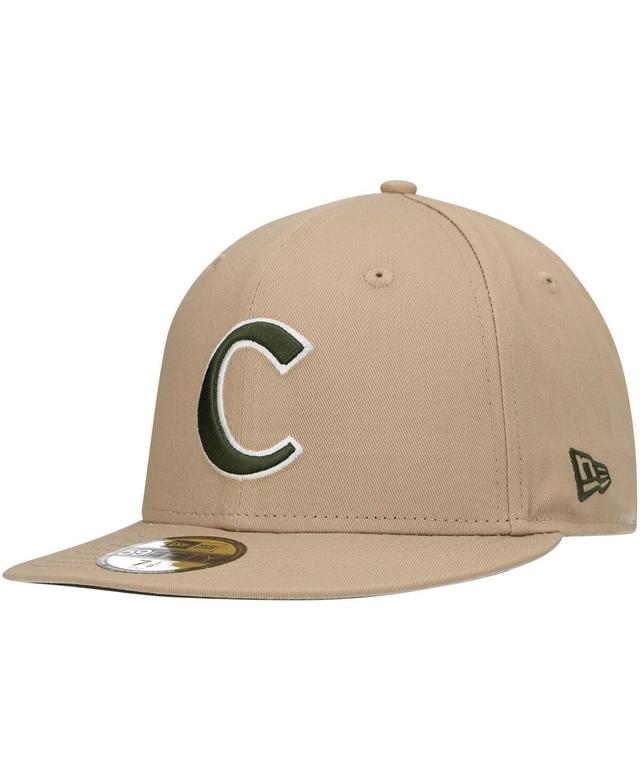 Mens New Era Tan Clemson Tigers Camel & Rifle 59FIFTY Fitted Hat Product Image