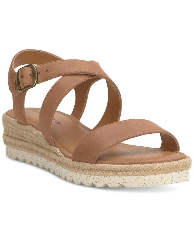 Lucky Brand Womens Trianna Strappy Espadrille Wedge Sandals Product Image