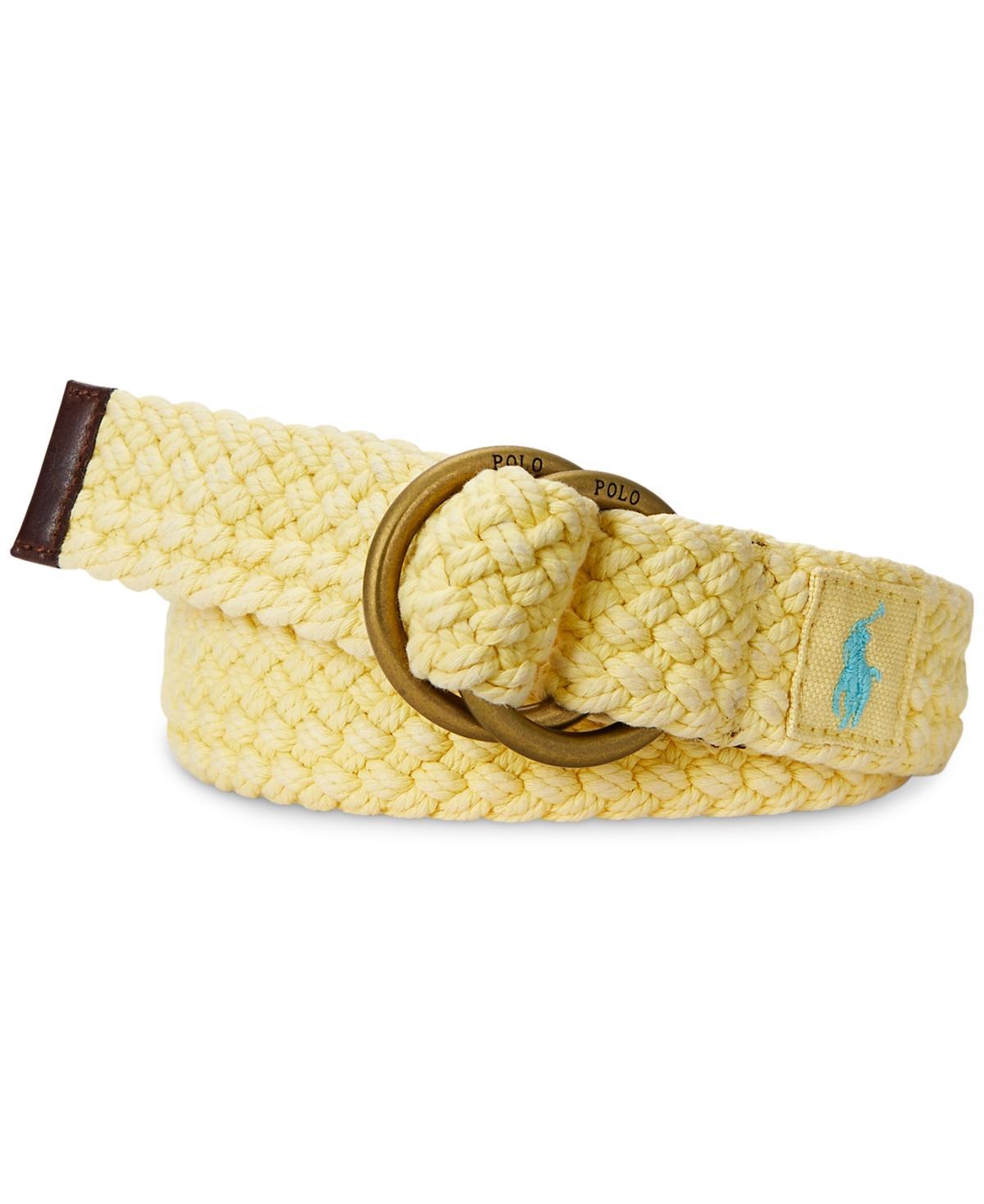 Men's Braided Cotton Belt In Empire Yello Product Image