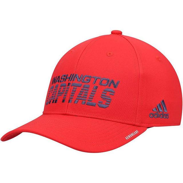 Mens adidas Washington Capitals 2021 Locker Room AEROREADY Flex Hat Product Image