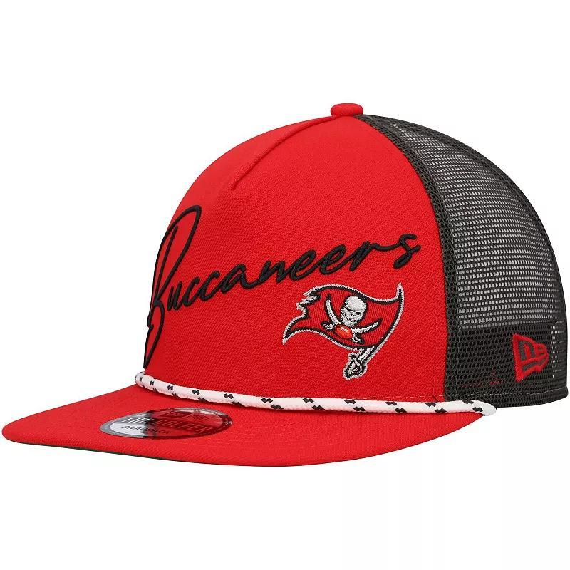 Mens New Era Tampa Bay Buccaneers Script Logo Golfer 9FIFTY Snapback Hat Product Image