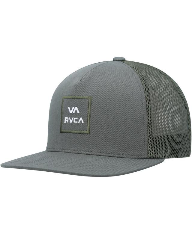 Mens RVCA  Green VA All the Way Trucker Snapback Hat Product Image