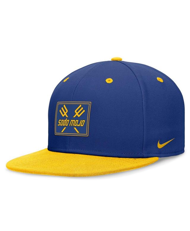 Mens Nike Royal/Gold Seattle Mariners City Connect True Fitted Hat Product Image