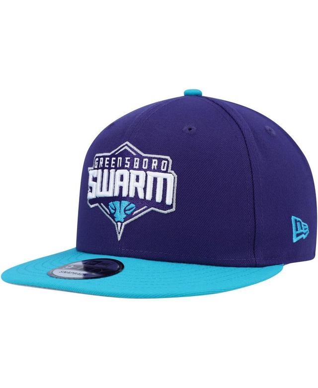 Mens New Era Purple Greensboro Swarm 2022-23 Nba G League Draft 9FIFTY Snapback Hat - Purple Product Image